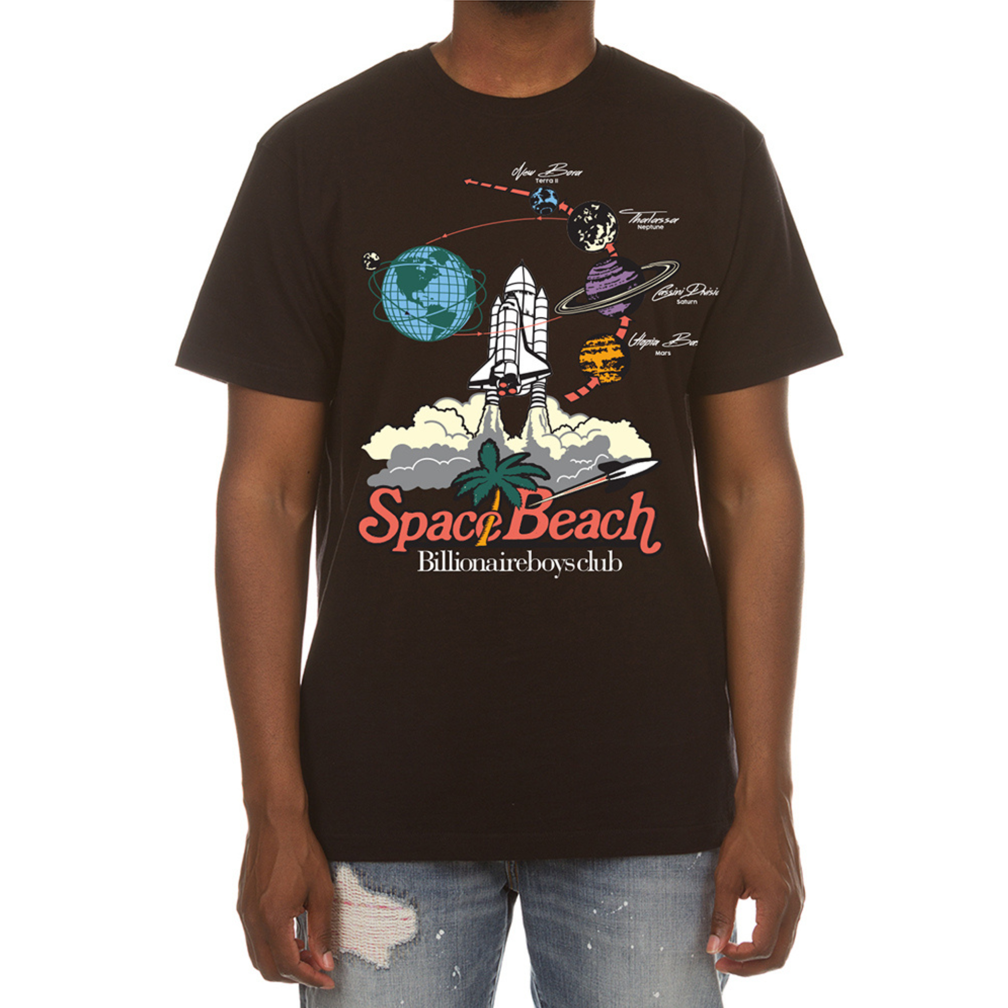 Billionaire Boys Club "Space Beach" SS Tee (Black)