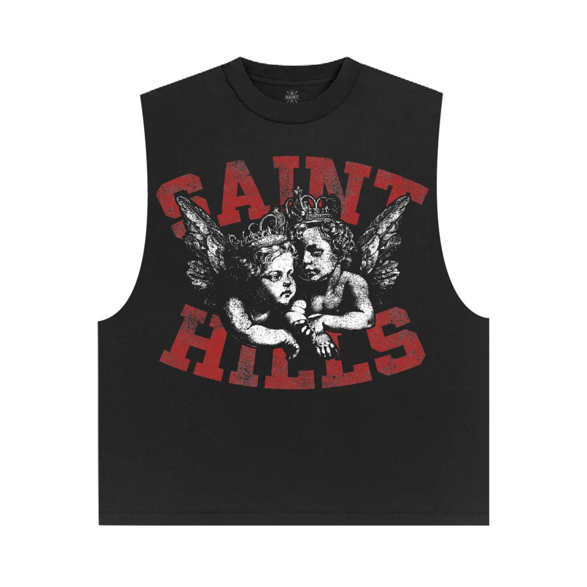 Saint Hills Heaven Cut Sleeve Tee (Black)