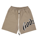 Godspeed OG Logo Nylon Shorts (Sand)