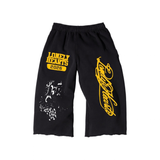 Lonely Hearts Club "Lonely Hearts"Long Shorts (Black)