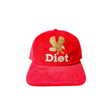 DSM "Eagle" Corduroy Hat-Red - Diet Starts Monday