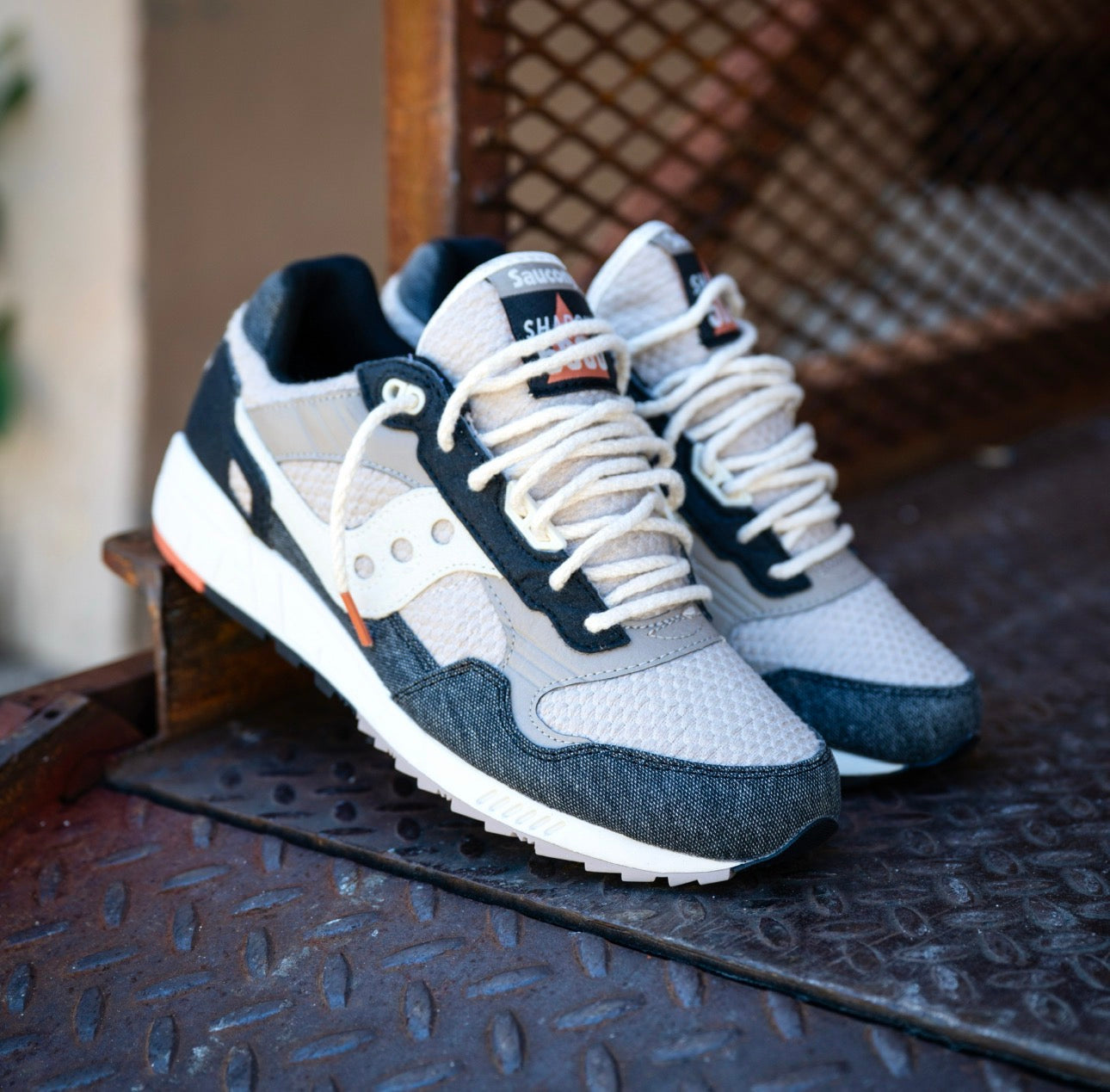 Mens Saucony Shadow 5000 (Beige/Grey) - Saucony