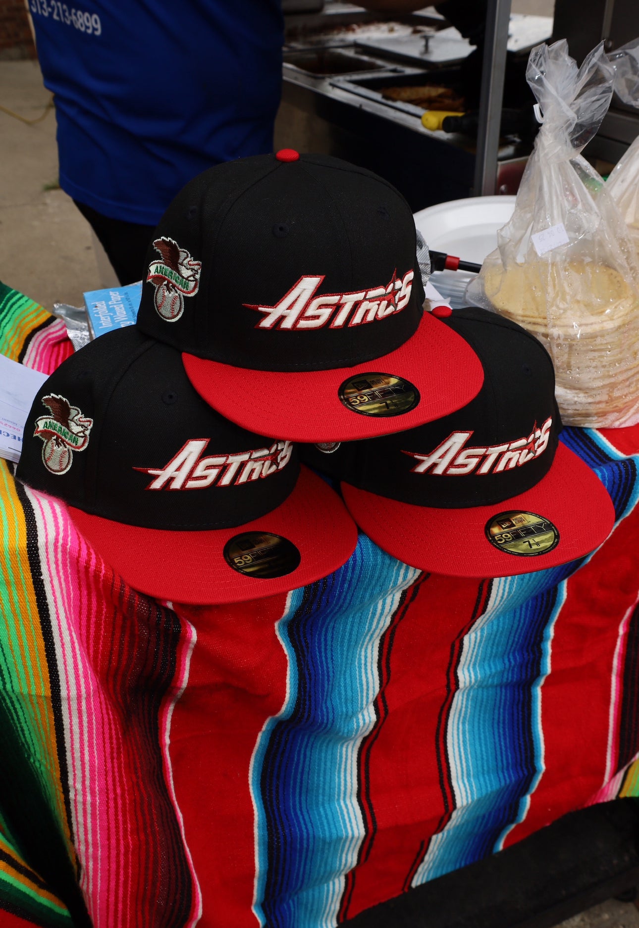 New Era Houston Astros American League Side Patch Fitted - New Era