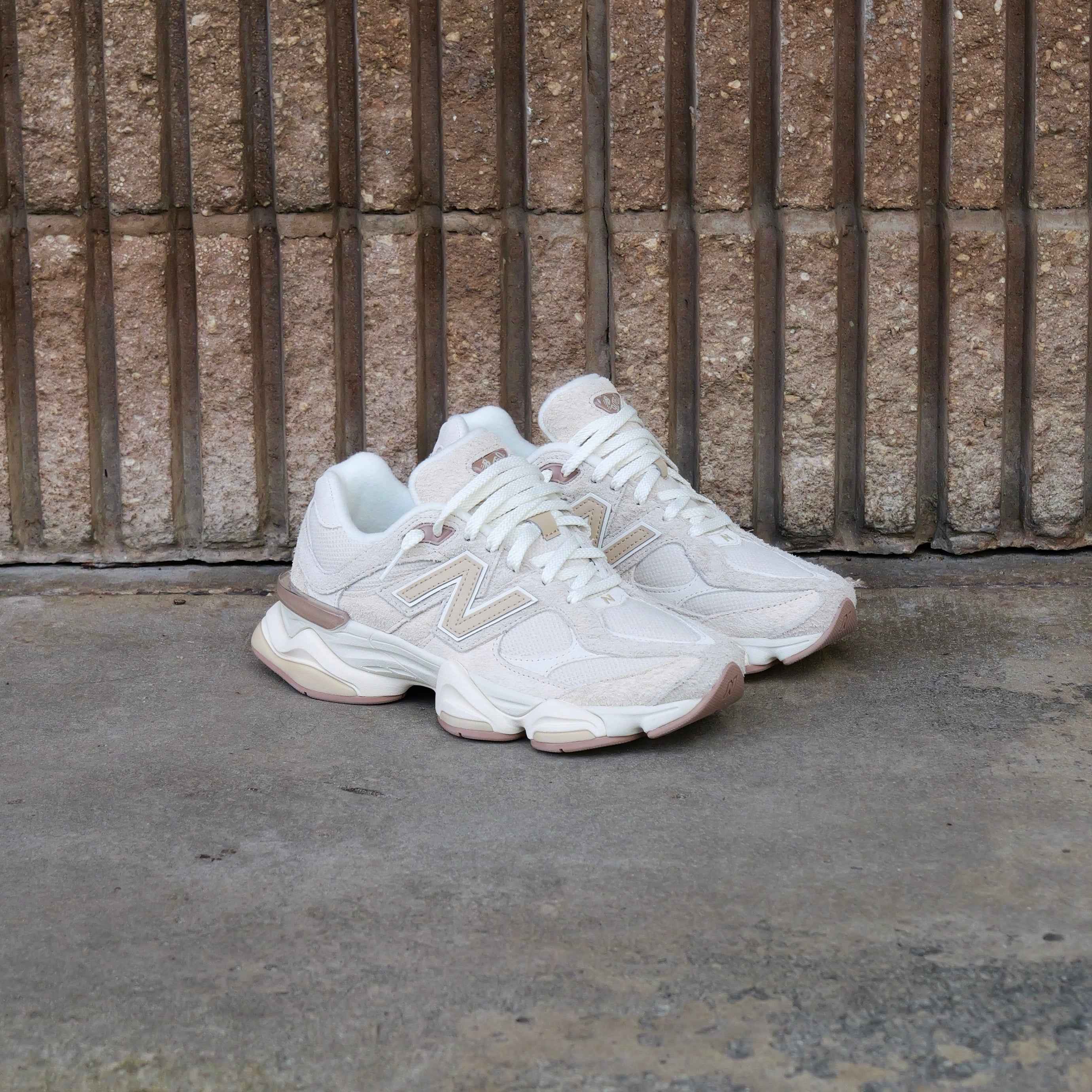 Mens New Balance 9060CCB (Beige/White) - New Balance