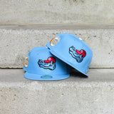 New Era Chicago Cubs Side Patch Fitted (Sky)