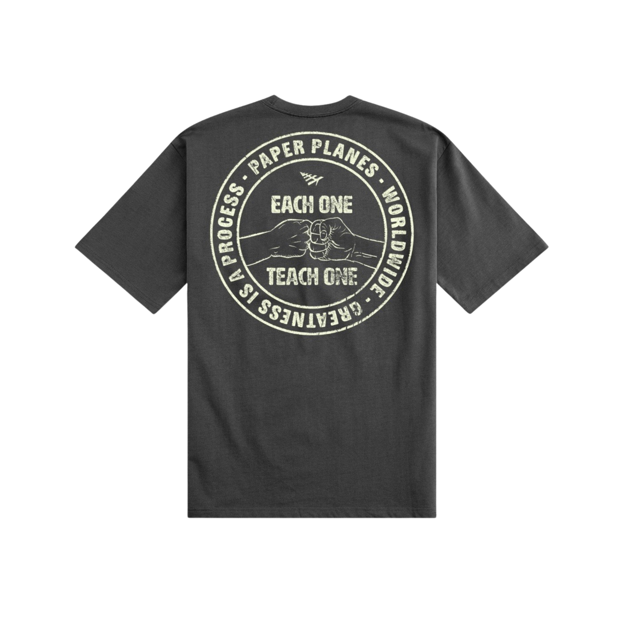 Paper Planes "Each One Teach One" (Washed Black) - Paper Plane