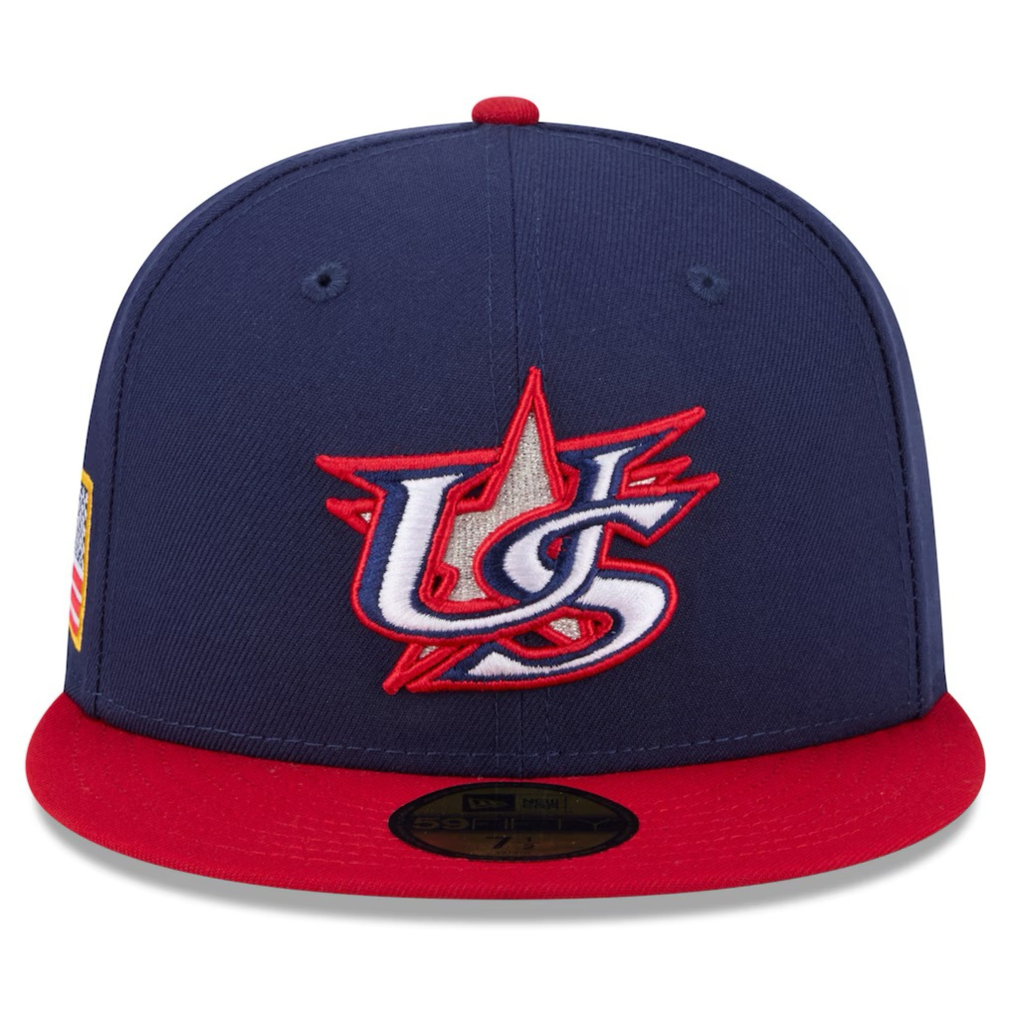 USA Baseball New Era 2026 World Baseball Classic 59FIFTY Fitted Hat - Navy/Red - New Era