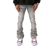 Serenede "Noctis" Stacked Jeans (Grey)