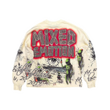 Mixed Emotion "Art Club" LS Tee (Cream) - Mixed Emotion