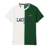 LACOSTE SPORT X DANIIL MEDVEDEV ULTRA-DRY TENNIS T-SHIRT (White/Green) - Lacoste