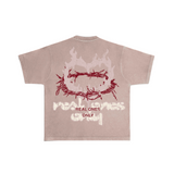 Outrank Real Ones Only Heavyweight Tee (Salmon) - Outrank