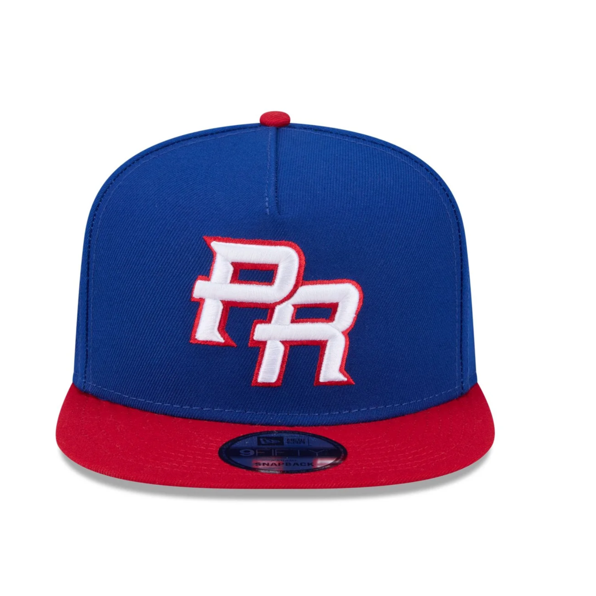 Puerto Rico 2026 World Baseball Classic 9FIFTY A-Frame Snapback- Royal/Red - New Era