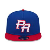 Puerto Rico 2026 World Baseball Classic 9FIFTY A-Frame Snapback- Royal/Red - New Era