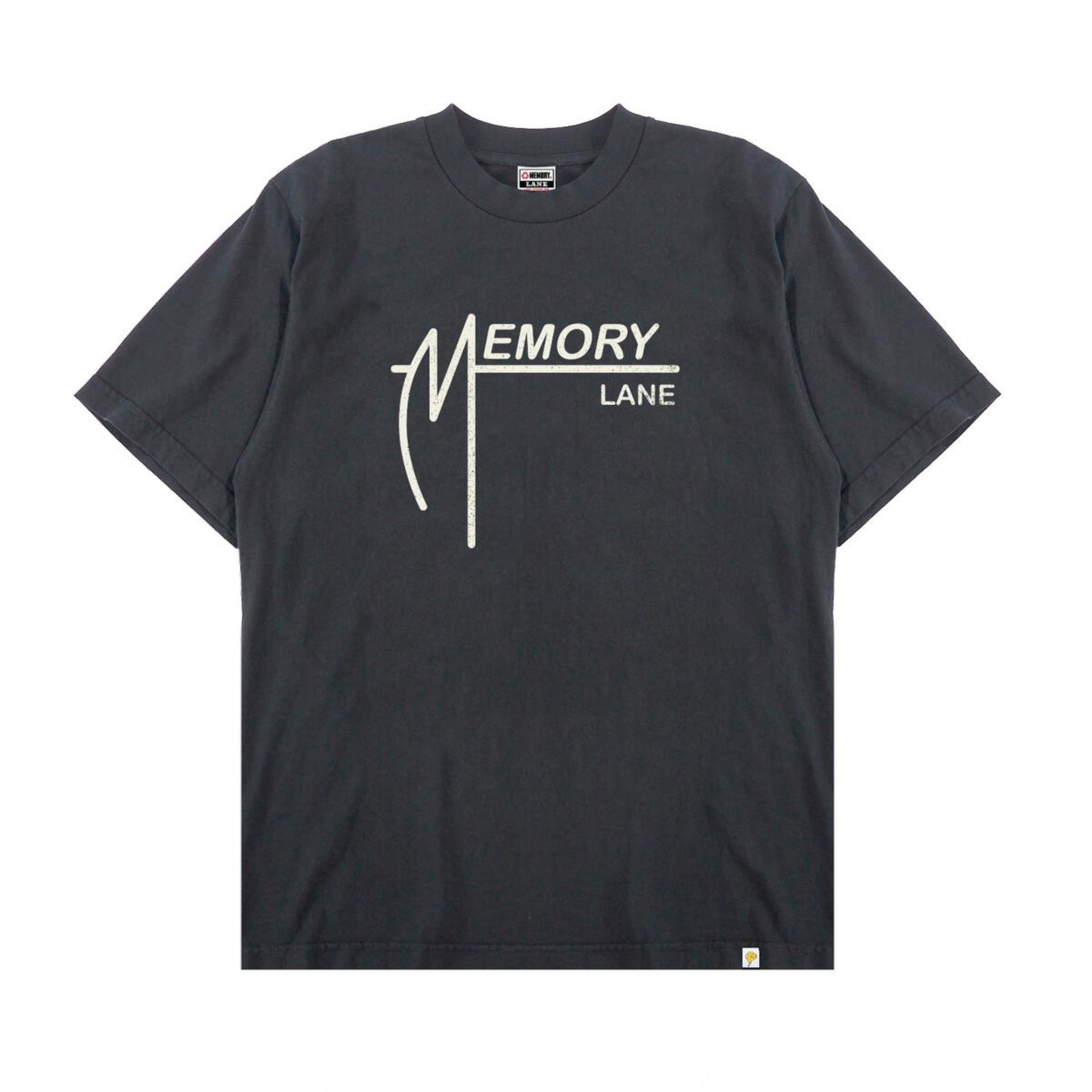 Memory Lane Vintage Label Tee (Vintage Black) - Memory Lane