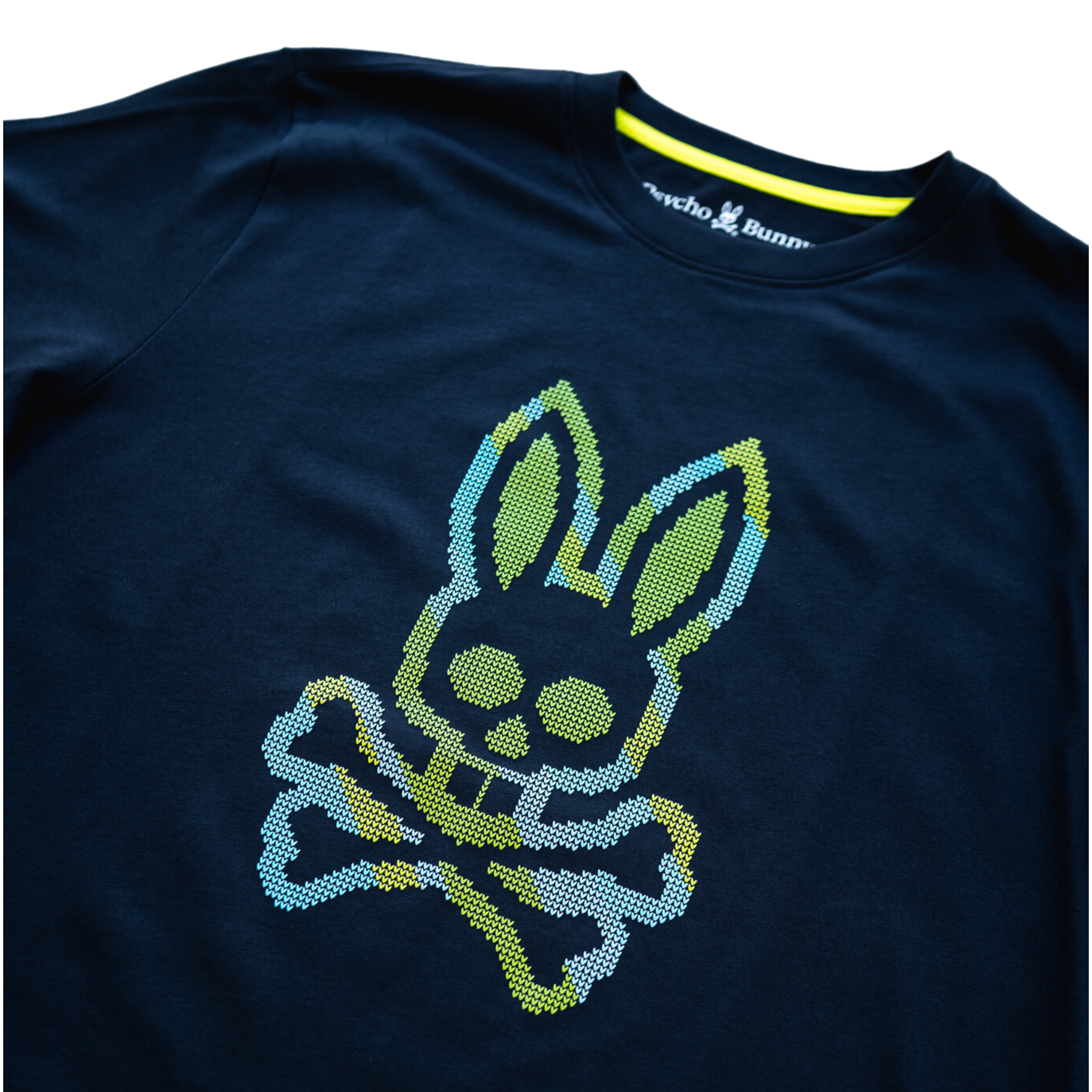 Psycho Bunny Apple Valley High Density Graphic Tee (Navy) - Psycho Bunny