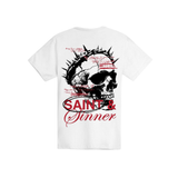 Outrank "Saint & Sinner" T-shirt (White) - Outrank