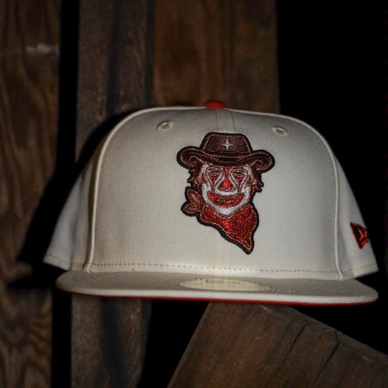 New Era Sugar Land Space Cowboys “Rodeo Clown” Fitted (Off White) - New Era