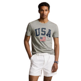 Polo Ralph Lauren USA Tee (Grey) - Polo Ralph Lauren