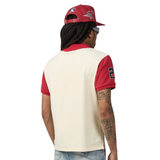 DUAA "GAMEDAY" Collar Shirt (Cream/Red)