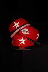 New Era Houston Astros 2005 World Series Side Patch Fitted (Red/Black) - ST New Era