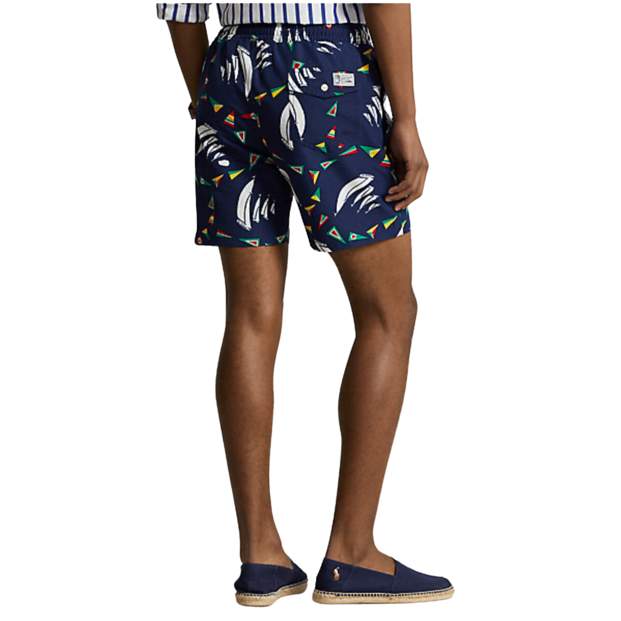 Polo Ralph Lauren 5.75-Inch Traveler Classic Swim Trunk (Windward Sail Navy) - Polo Ralph Lauren