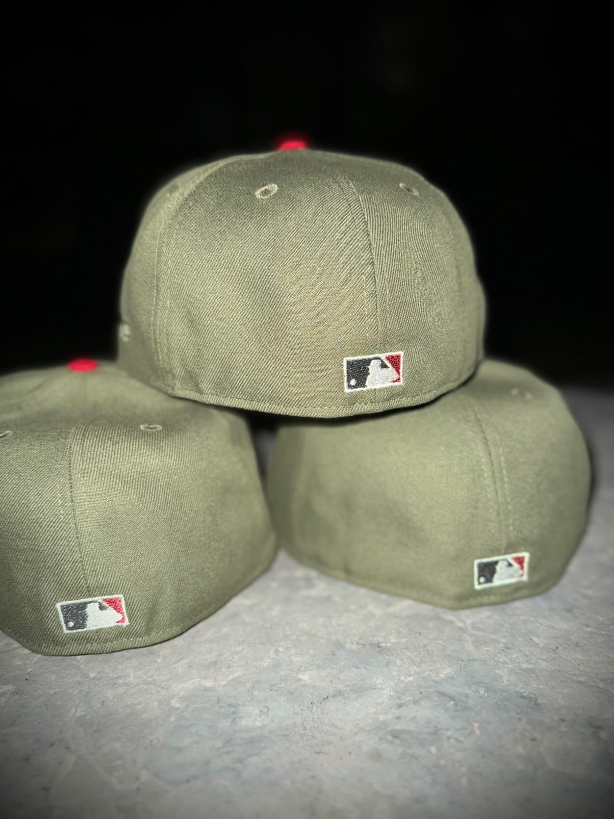 New Era Houston Astros 45th Anniversary Grey UV (Olive/Khaki) 59Fifty Fitted - New Era
