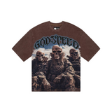 Godspeed Squadron T-Shirt (Brown Wash) - Godspeed