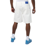 DUAA "SHARK" Denim Shorts (White)