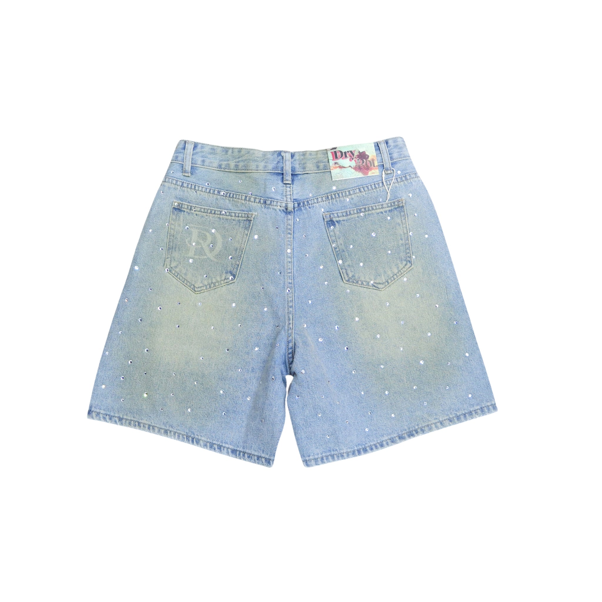 DRY ROT "MINED" DENIM SHORTS 2.0 (Light Wash) - Dry Rot