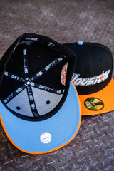 New Era Houston Astros 45th Anniversary Sky UV (Black/Orange) 59Fifty Fitted