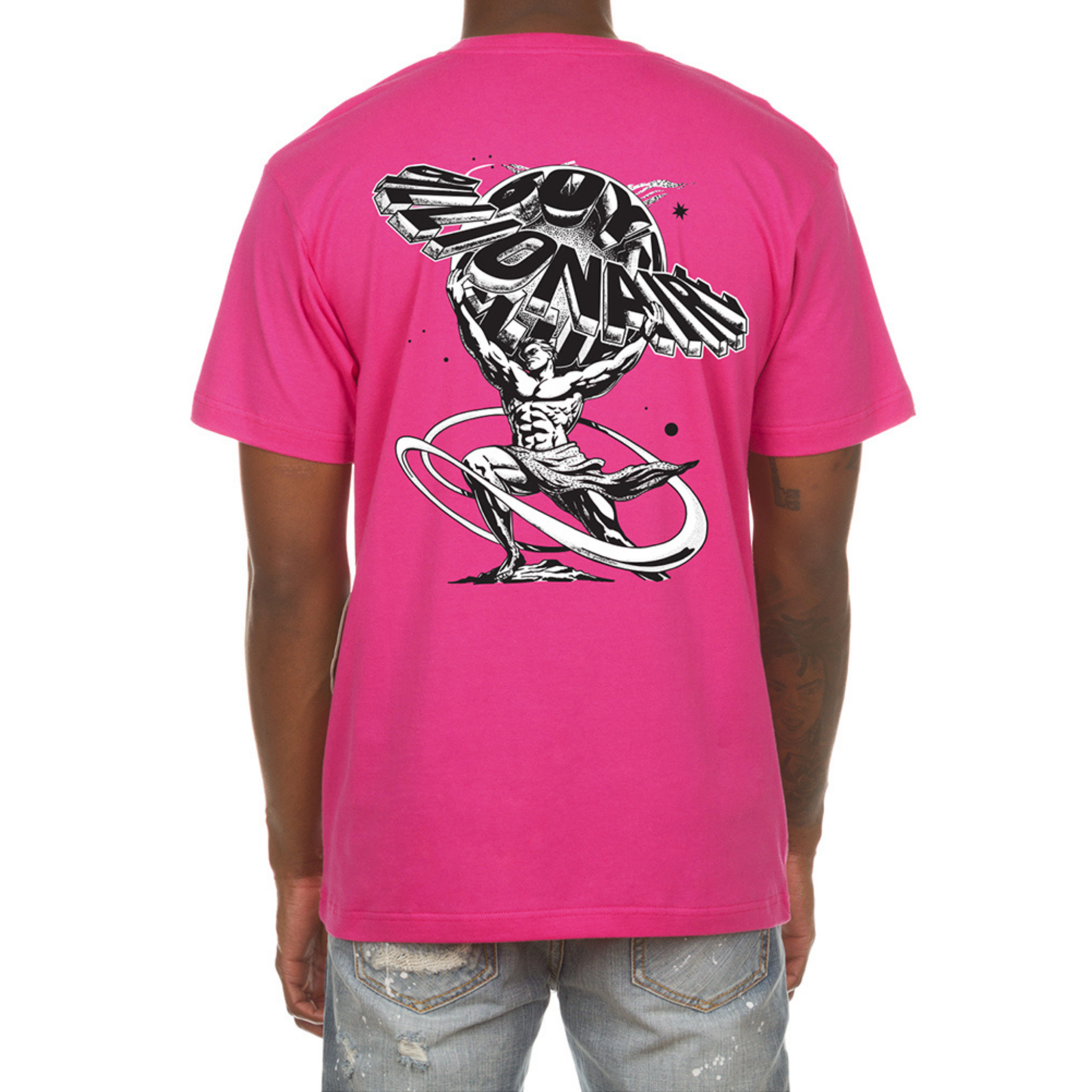 Billionaire Boys Club BB Atlas SS Tee (Magenta)