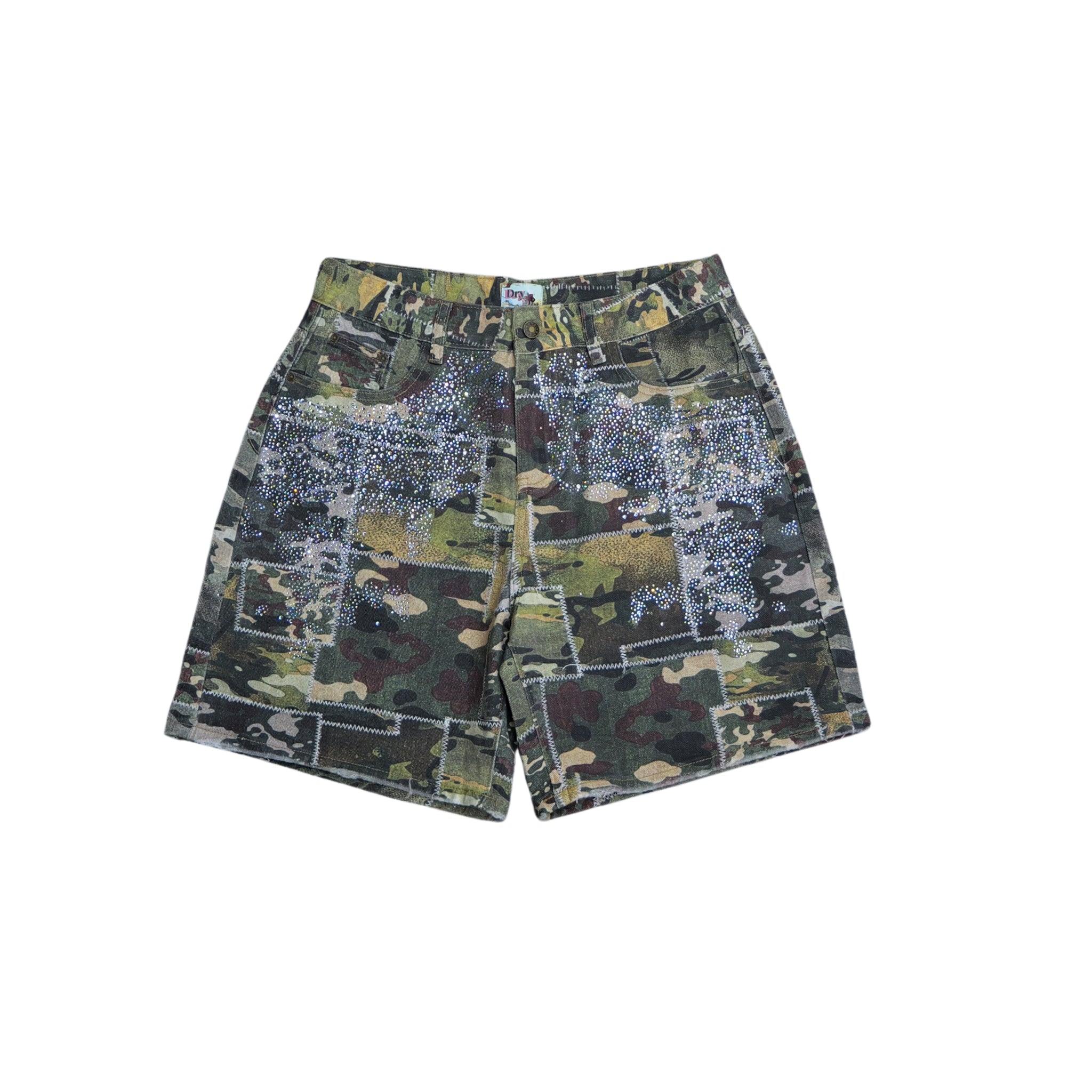 Dry Rot "Camo Bling" Denim Shorts - Dry Rot