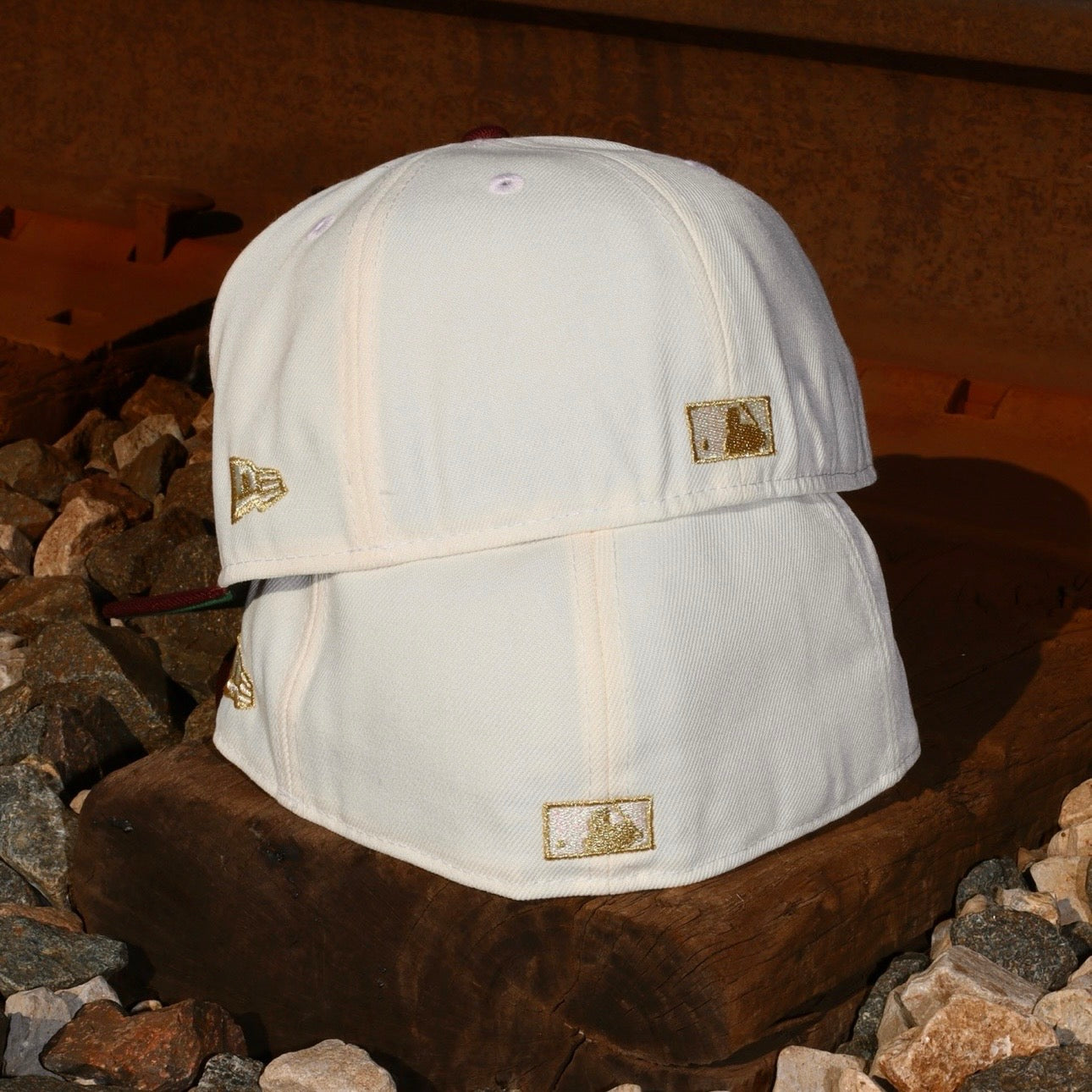 New Era Houston Astros World Series Side Patch Fitted (Off White) - New Era