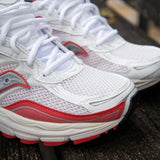 Mens Saucony ProGrid Omni 9 (Ivory/Coral) - Saucony