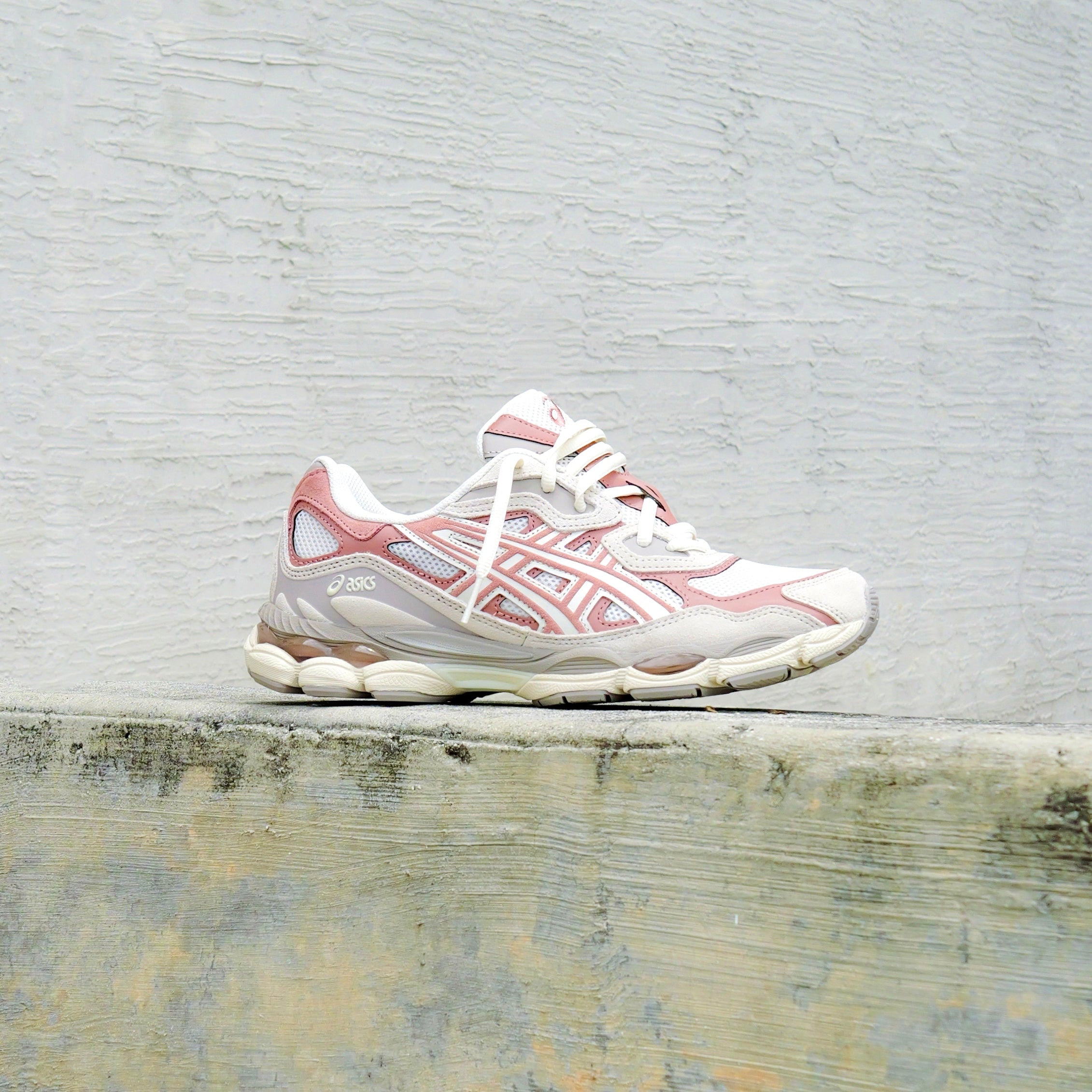 Mens Asics Gel-NYC (Cream/Umeboshi)