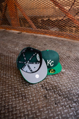 New Era Kansas City Royals 40th Anniversary Grey UV (Dark Green/Green) 59Fifty Fitted - New Era