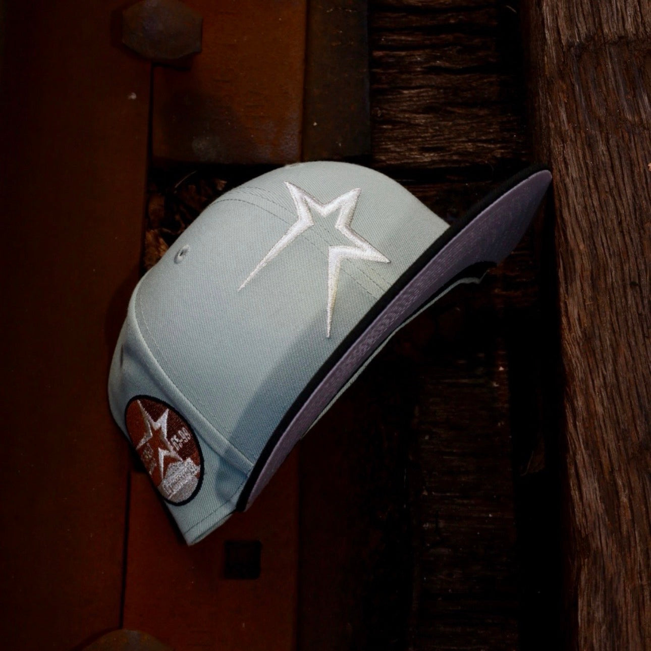 New Era Houston Astros 35th Anniversary Side Patch Fitted (Everest Green/Black) - New Era