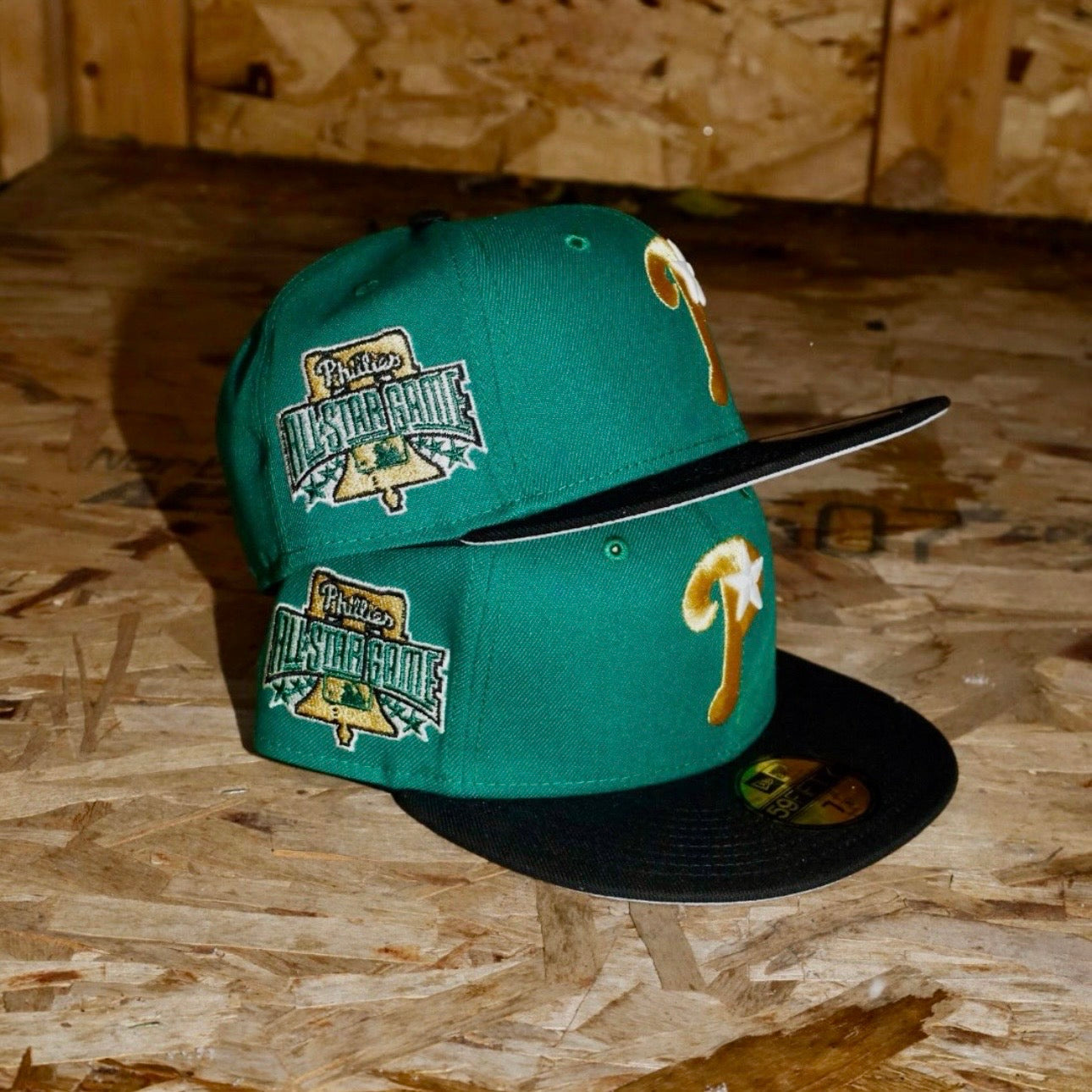 New Era Philadelphia Phillies 1996 All-Star Game Side Patch Fitted (Green/Black) - New Era