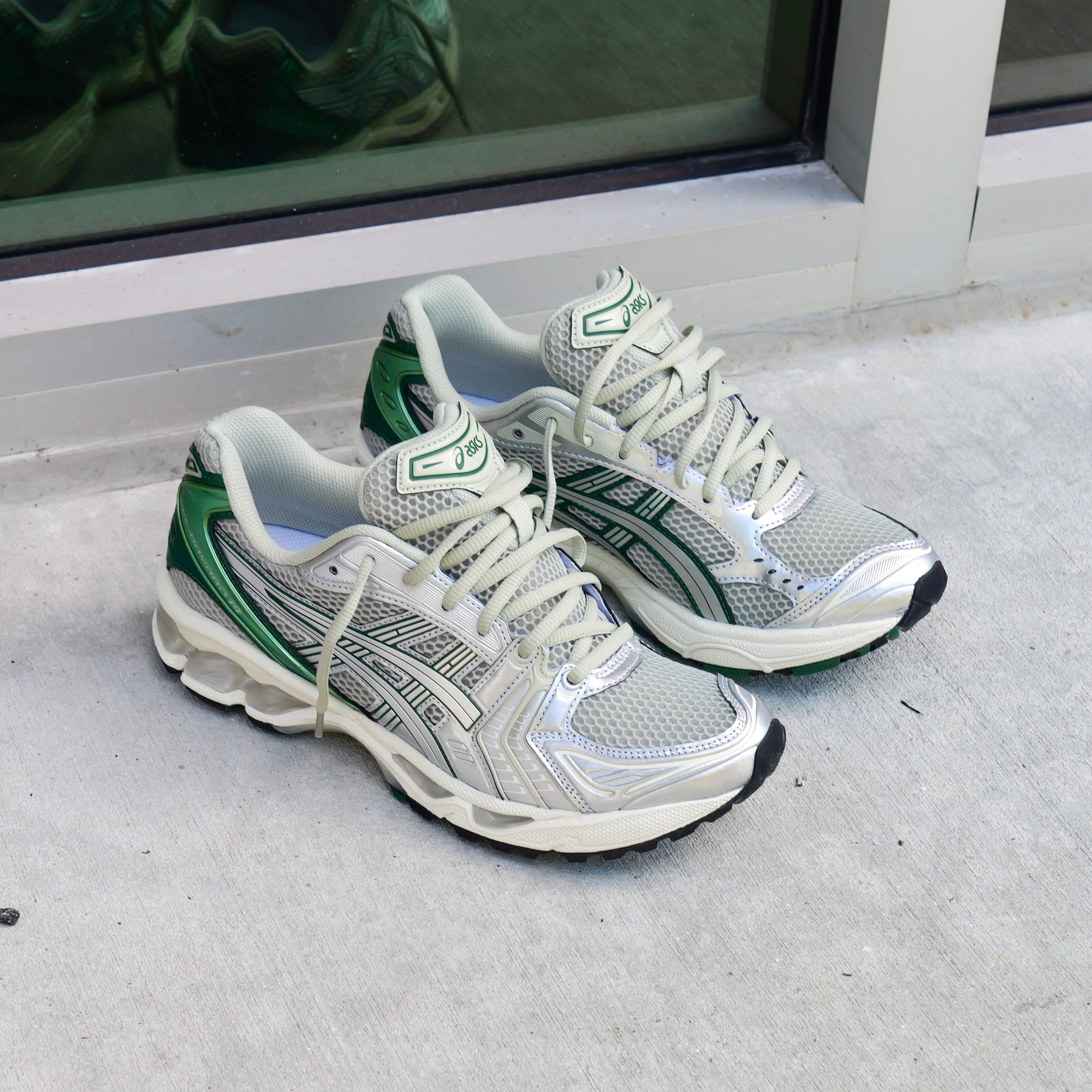 Mens Asics Gel-Kayano 14 (Dried Leaf Green/Pure Silver) - Asics