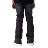 Kids Serenede "Nickel" Stacked Jeans (Grey) - Serenede