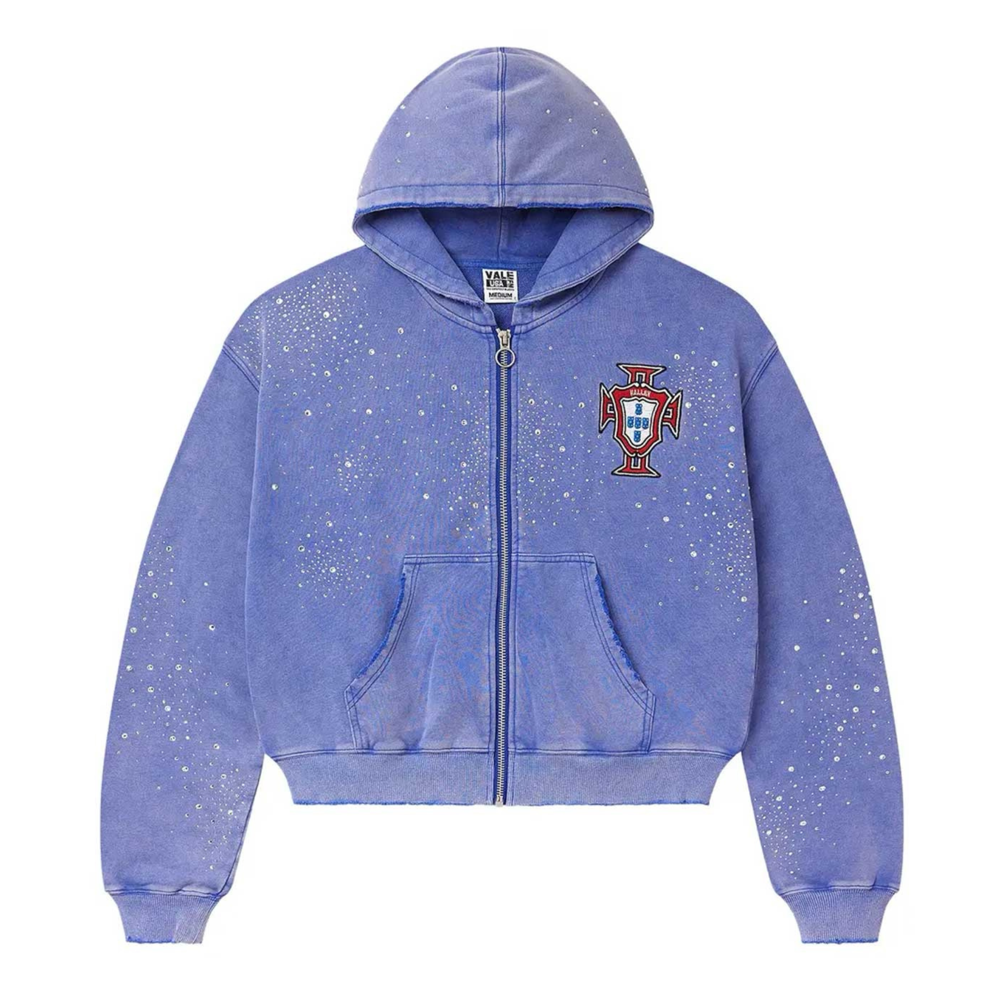 Vale Forever "Sea Cluster" Zip Up Hoodie (Lt.Blue) - VALE