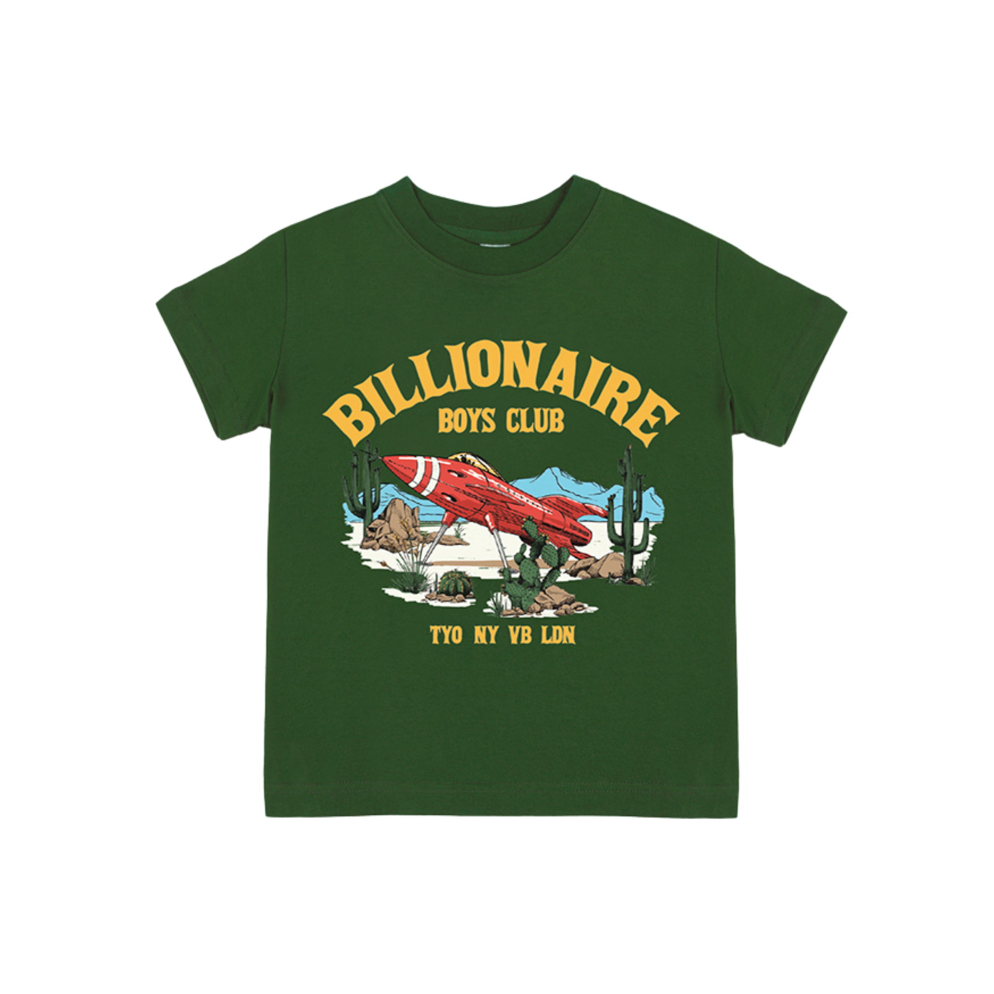 Kids Billionaire Boys Club BB Desert Rocket SS Tee (Greener Pastures)