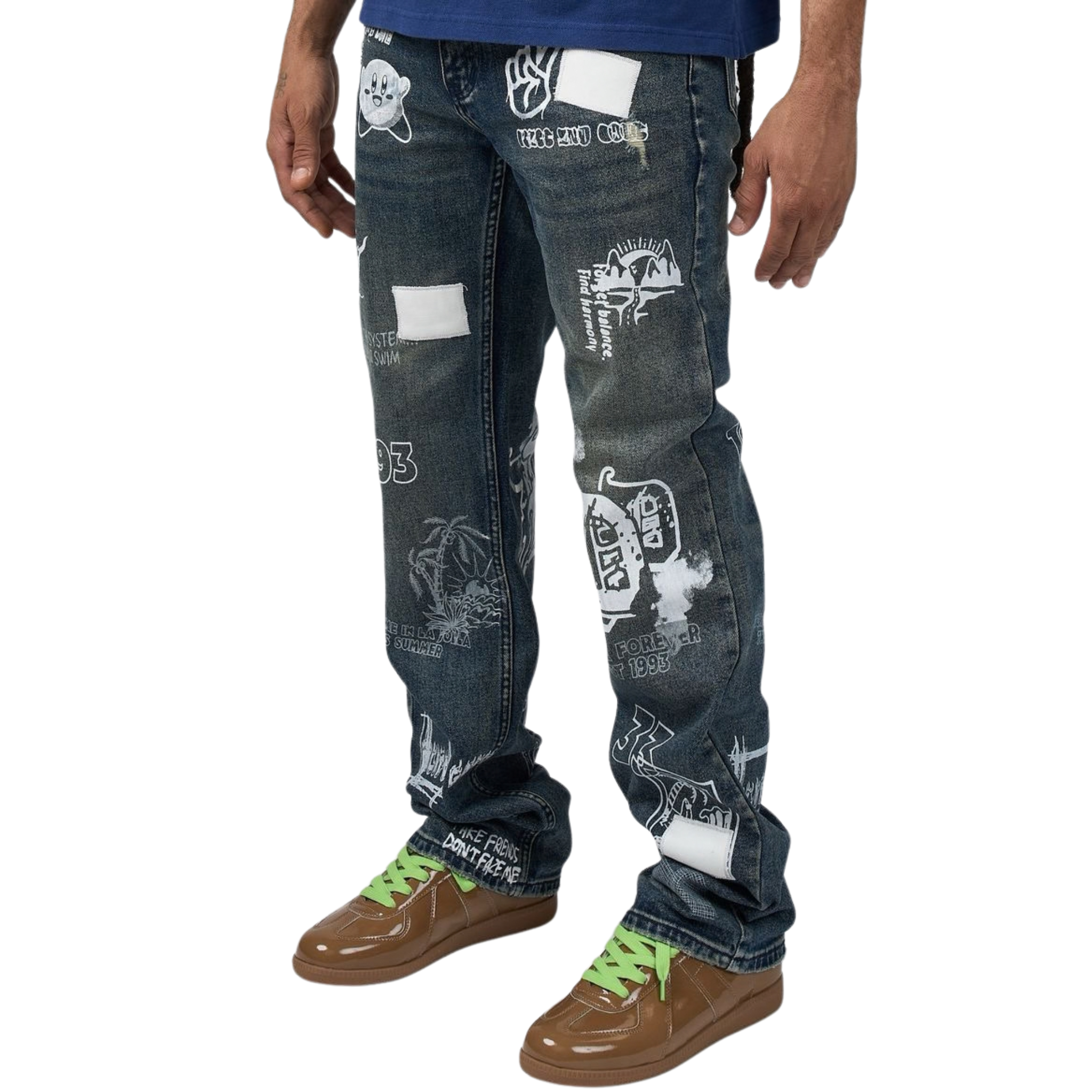 DUAA "THOUGHTS" Blue Denim