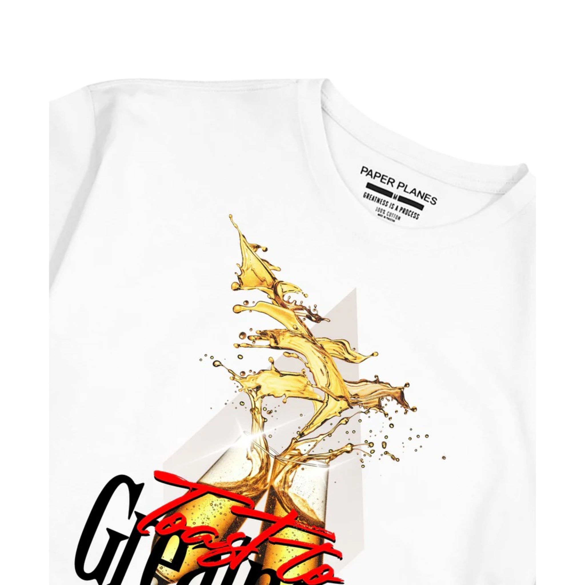 Paper Planes "Toast To Greatness" Tee (White) - Paper Plane