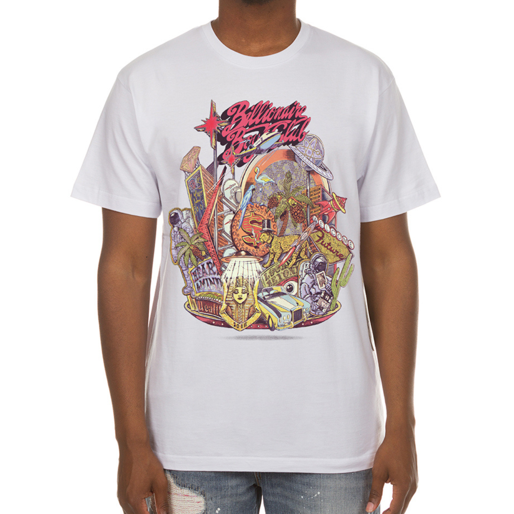 Billionaire Boys Club Floating City Tee (White) - Billionaire Boys Club