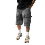 Serenede "Cave" Denim Shorts (Grey)