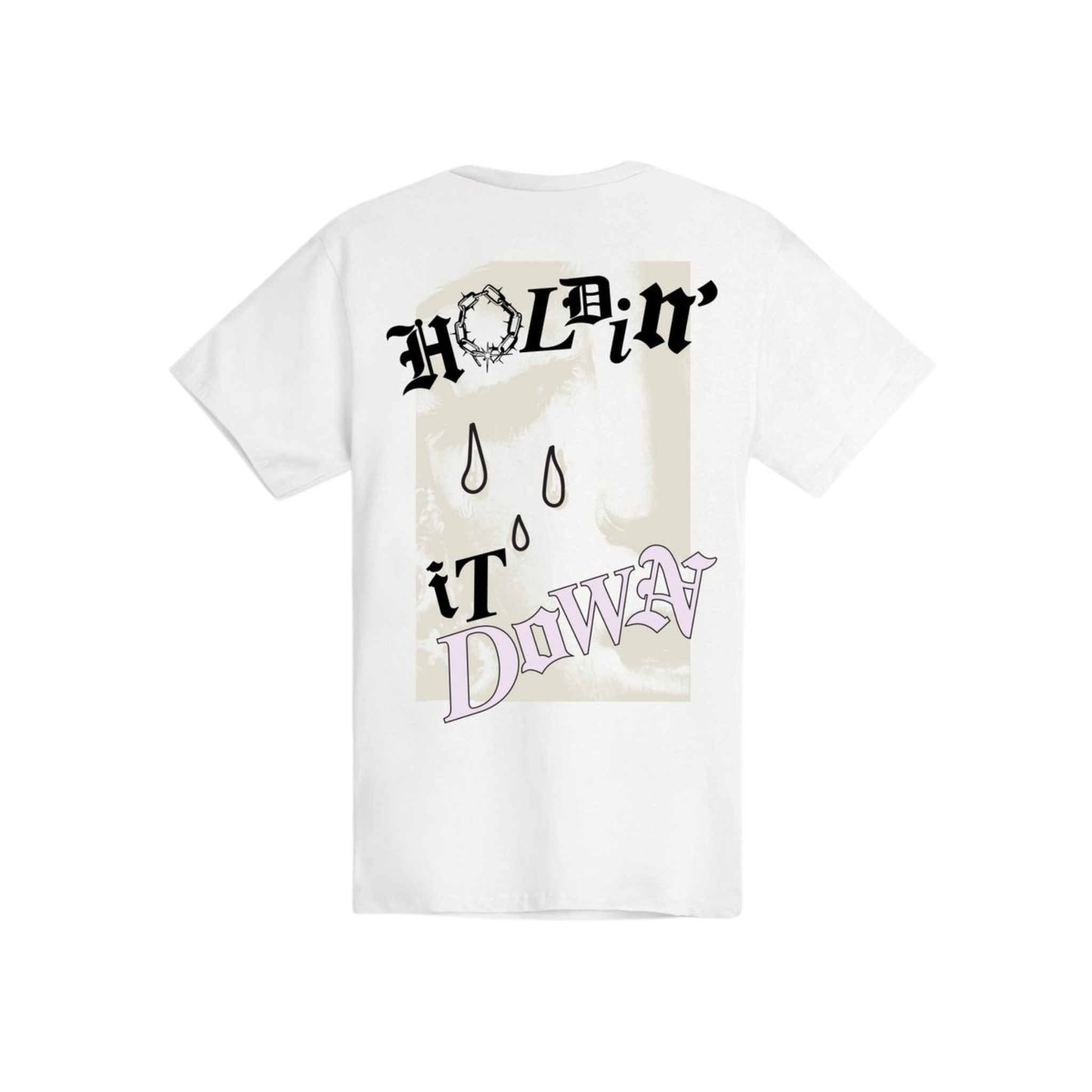Outrank Holdin' It Down Tee (White) - Outrank