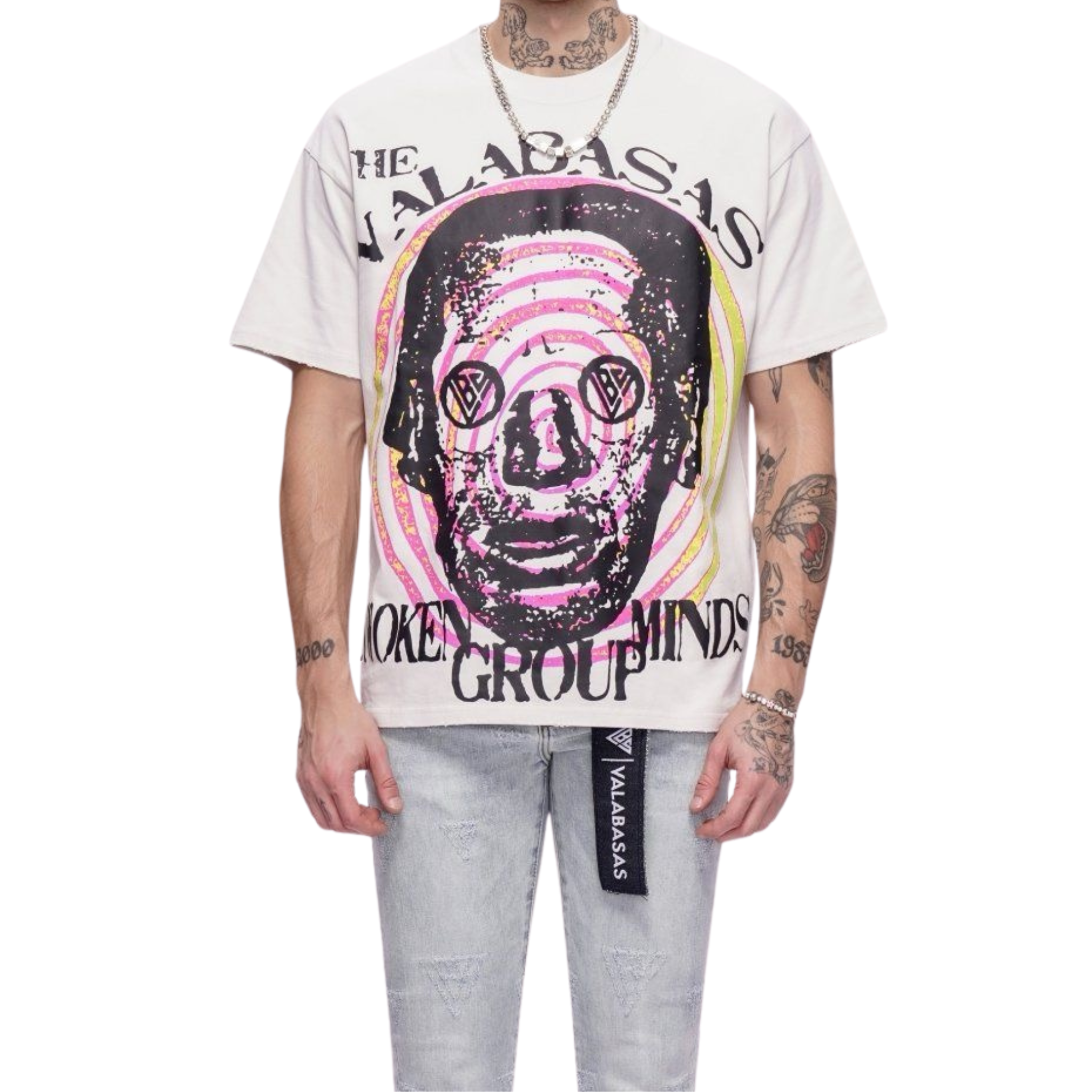 Valabasas "Awoken Minds" Tee (Beige) - VALABASAS