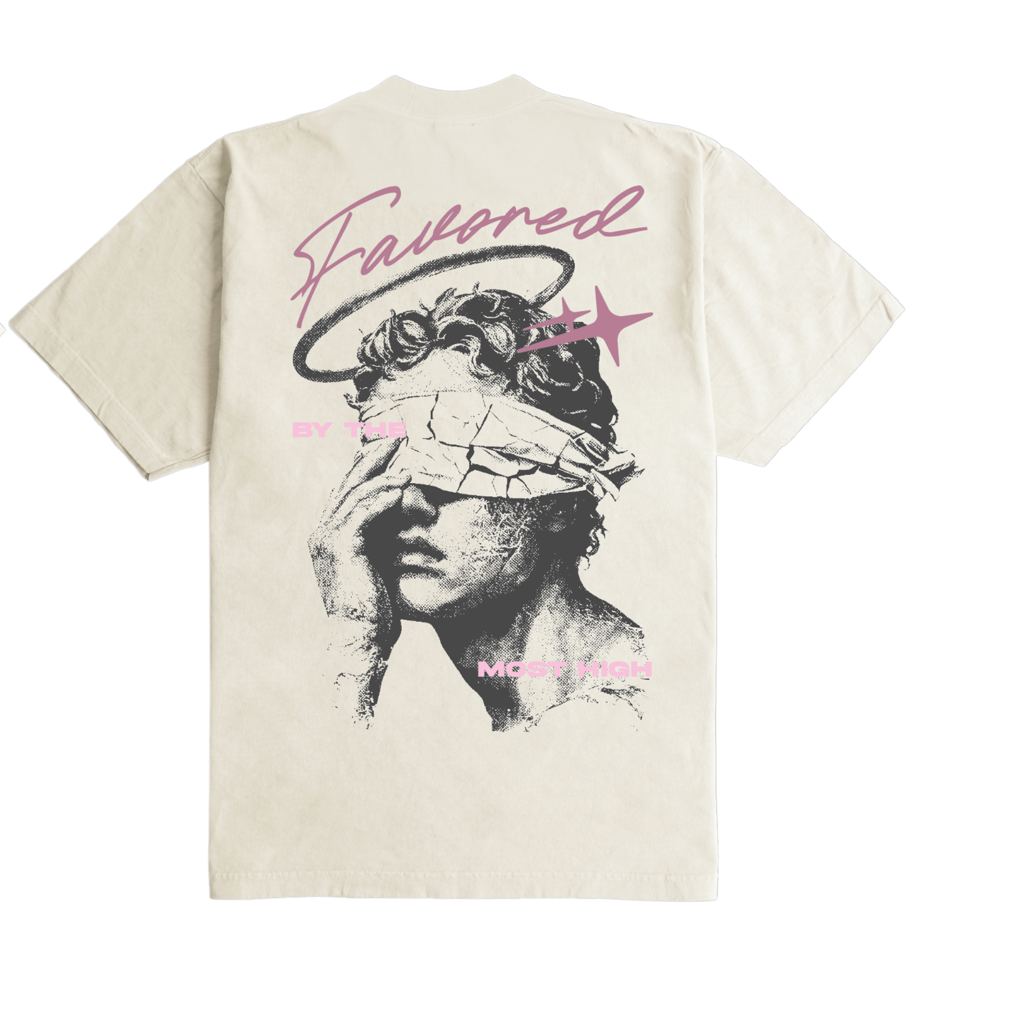 Outrank "Most High" Heavyweight T-shirt (Cream)