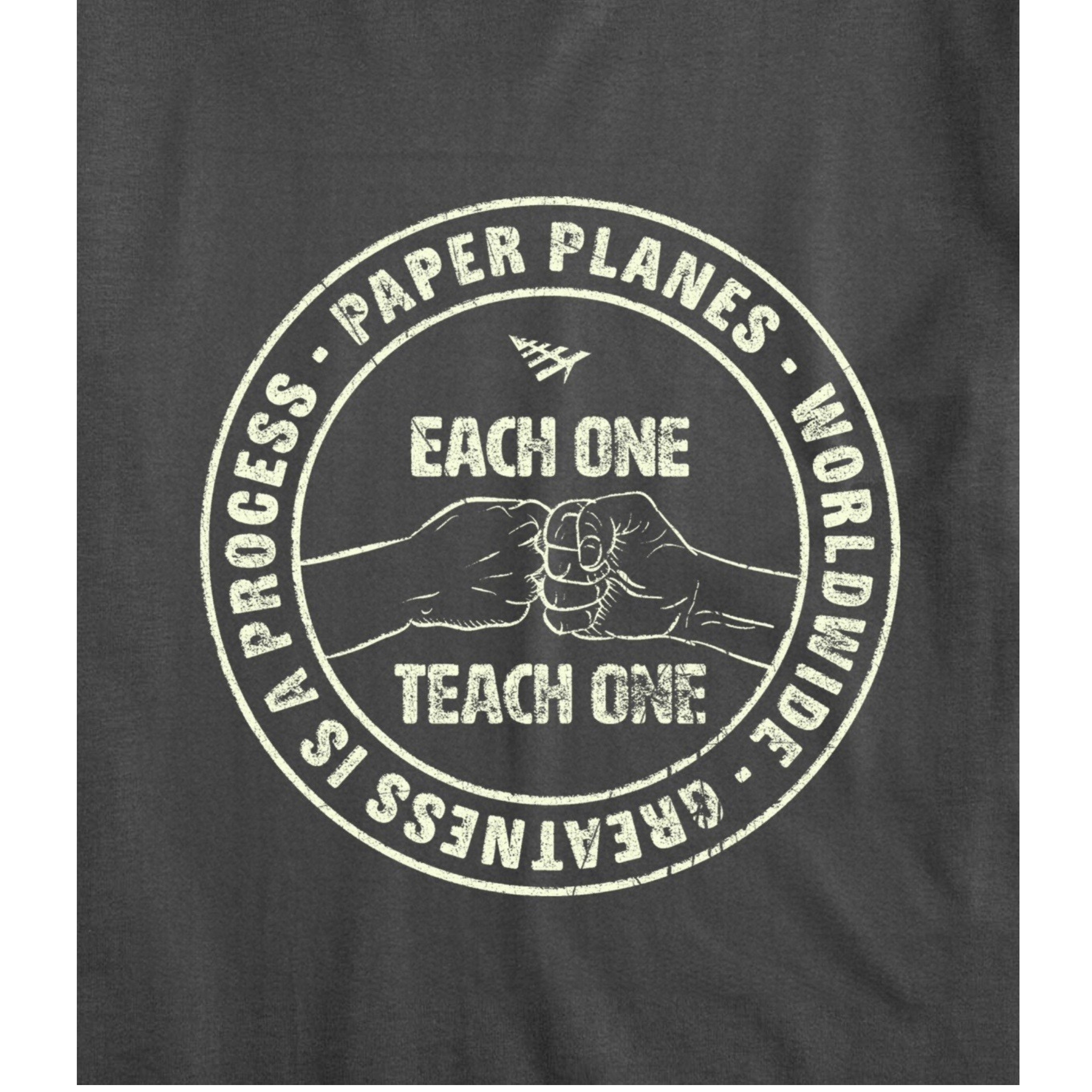 Paper Planes "Each One Teach One" (Washed Black) - Paper Plane